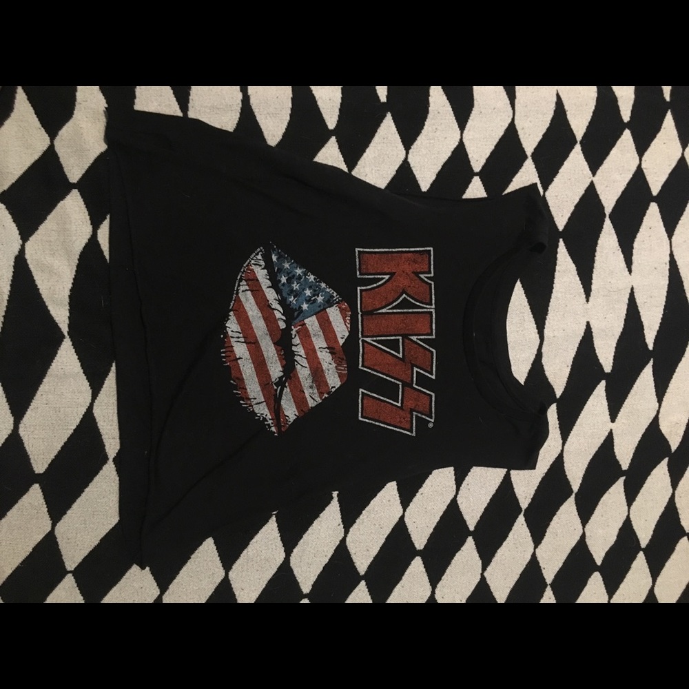 AEO / cropped KISS t- shirt